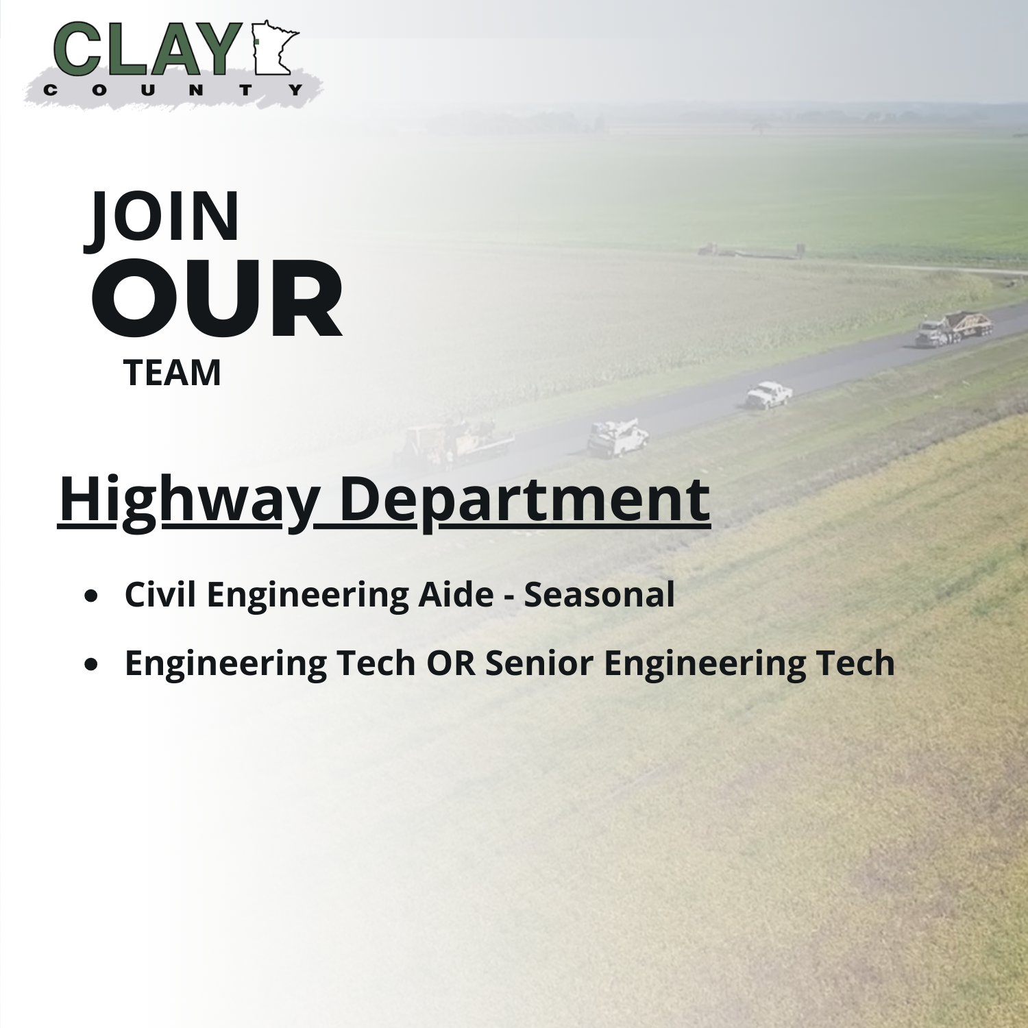 Clay County Logo and text that summarizes this news flash